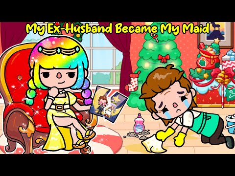 My Ex Husband Who Betrayed Me Became My Maid 😏  Toca Life Story | Toca Life World | Toca Boca