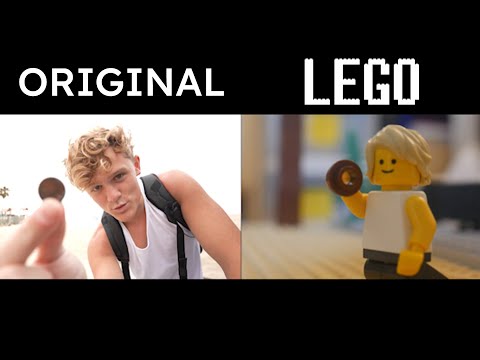 I Survived on $0.01 for 30 Days But it's LEGO (Side-by-Side Comparison)