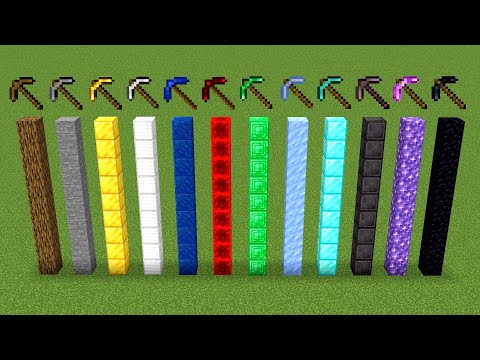 which pickaxe is the fastest in minecraft experiment