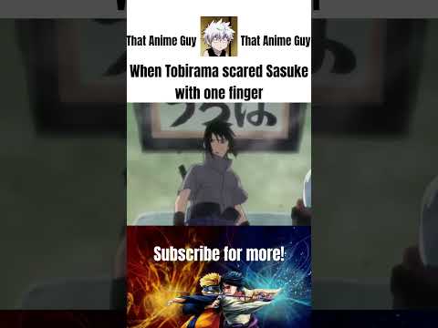 Tobirama scares Sasuke with 1 finger #naruto #narutoshippuden #anime #sasuke #memes #meme #tobirama