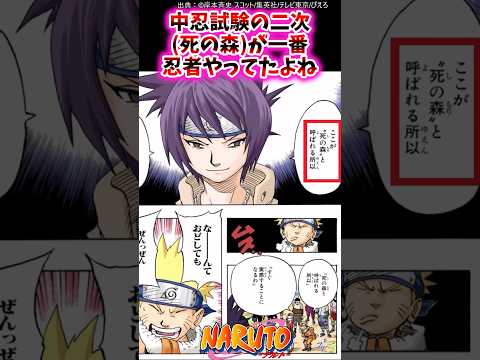 中忍試験の二次(死の森)が一番忍者やってて好きだった【ナルト反応集】 #NARUTO