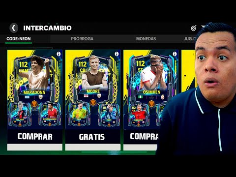 🎁 COMO RECLAMAR MUCHOS JUGADORES CODE NEON en FC Mobile *Maradona, Moore & Mas*