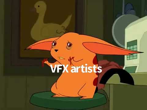 Marvel with their VFX artists right now