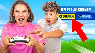 My Mom CONTROLS my Fortnite Game 😡