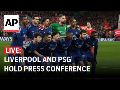 LIVE: Liverpool and PSG hold press conference after Champions League match