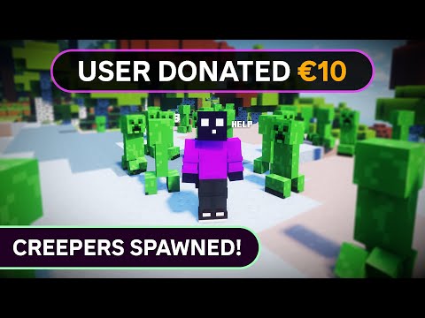 NEW PLUGIN TEST 2 | Every Donation Affects My Minecraft Game