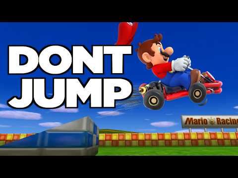 How many Mario Kart Games can I beat WITHOUT JUMPING?