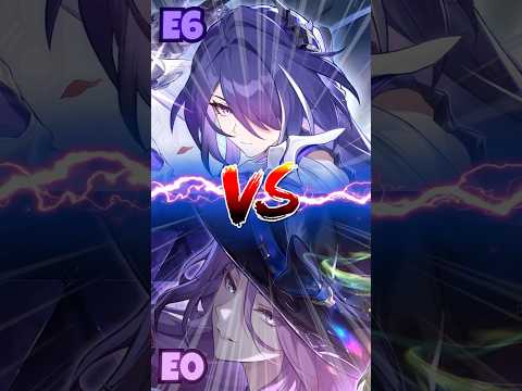 E6 ACHERON VS E0 JADE! | Apocalyptic Shadow Showcase Comparison | Honkai Star Rail 2.7 #shorts