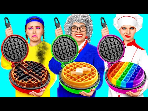 Me vs Grandma Cooking Challenge | Funny Food Situations by BaRaFun Gold Challenge