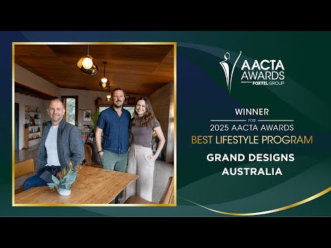 Shane & Clayton Jacobson present Grand Designs the AACTA Award for Best Lifestyle Program