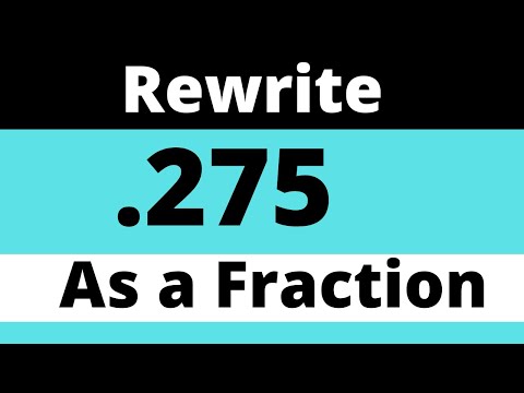 .275 as fraction