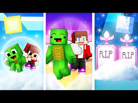 Mikey and JJ BIRTH To DEATH of a GOD In Minecraft (Maizen)