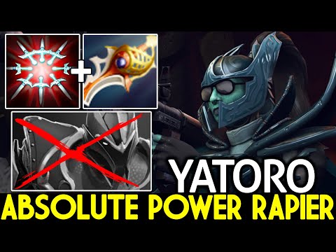 YATORO [Phantom Assassin] Absolute Power Rapier One Crit Kill Dota 2