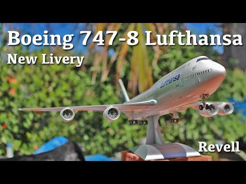 Revell Boeing 747-8 Lufthansa New Livery Assembly