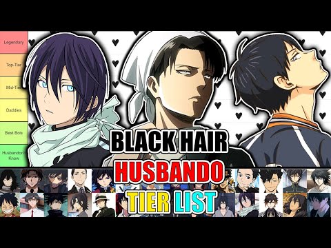 Ranking the BEST Black Hair Anime Husbandos | Tier List