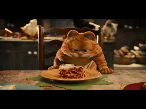 Garfield 2 - the animals eating lasagna