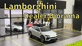 Lamborghini Diorama 1/64 G-FANS 【Unboxing & Review】 | Easy assembly with no adhesive required