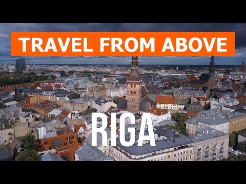 Riga from drone | 4k video | Latvia, Riga from above