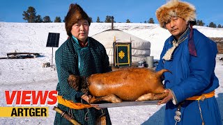 Chinggis Khan’s Favorite Dish: BOODOG BBQ! Mongolia’s Most Ancient Cooking Method! | Views