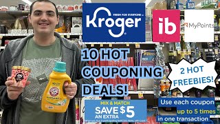 2 HOT FREEBIES AT KROGER! ~ 10 HOT KROGER COUPONING DEALS! ~ LAUNDRY DEALS / MORE ~ 03/12 - 03/18/25