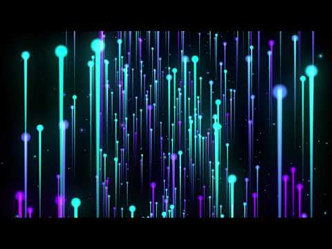 Blue Glowing Lines FREE Looping Background - Motion Graphic Screensaver Animation