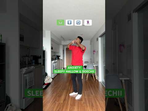 ANXIETY dance trend tutorial 👀 #dance #tutorial #trend #doechii #sleepyhallow