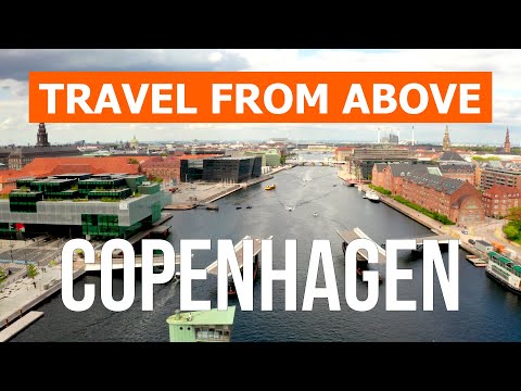 Copenhagen from drone | 4k video | Denmark, Copenhagen from above