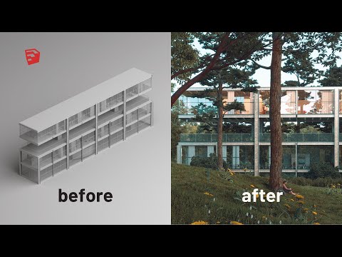 Vray 5 for Sketchup - Postproduction