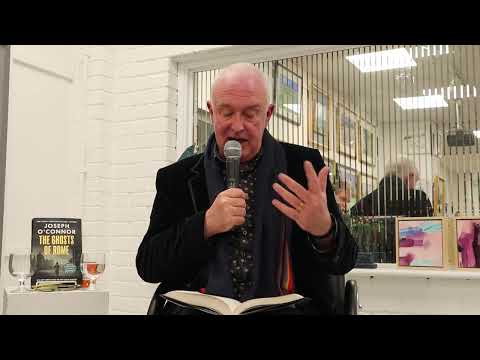 Joseph O'Connor reads from his new novel, The Ghosts of Rome, at Kennys Bookshop January 2025