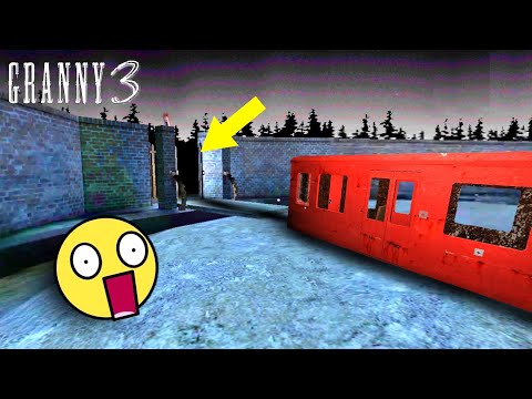 Granny 3 New Update Escape By Train But Through The Door || Granny 3 New Mod