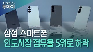 "삼성 스마트폰, 지난해 4분기 인도시장 점유율 5위로 하락" / YTN 사이언스