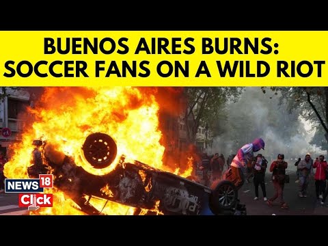 Argentina Retirees And Soccer Fans Clash With Police During Protest | Argentina Protest | N18G