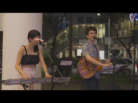 阿拉斯加海湾 - Karyn Wong 黄诗敏，Soo Sheng Li 苏晟立 Street Busking [4K]