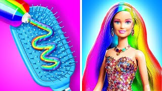 Doll Makeover Magic💅|Transforming Ugly to Beautiful by Slick Slime Sam's Maker World