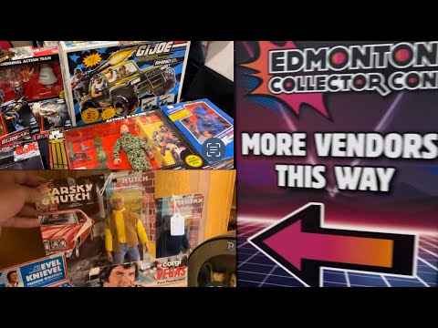 Halls full of collectibles! It's Edmonton Collector Con! let's check out this BIG toy and collectibl