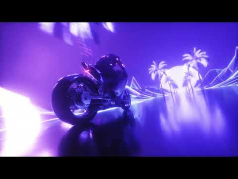 [4K] Futuristic Motorcycle Rider - VJ Loop