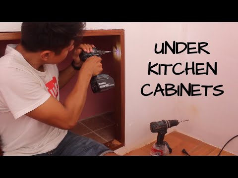 How to Make Under Kitchen Cabinets 1/2