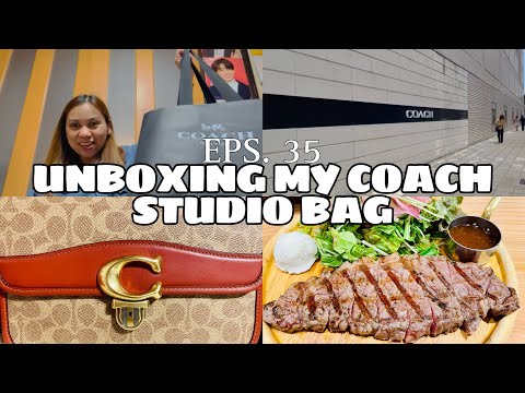 Buying and unboxing my coach studio bag || Criz vlog || EPS. 35