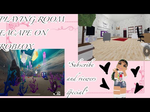 PLAYING ESCAPE ROOM ON ROBLOX *subscriber and viewer special*