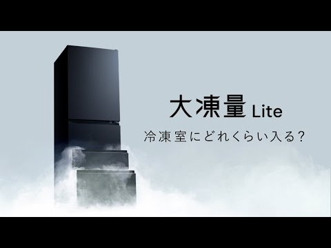 大凍量冷蔵庫Liteに冷凍食品詰め込んでみた