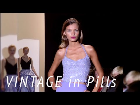 Vintage in Pills CAROLINA HERRERA Spring 1998 New York - Fashion Channel