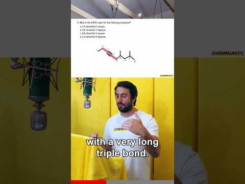 IUPAC Nomenclature of Alkynes