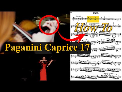 How to Play #Paganini #Caprice No. 17 | #Violinist Ji-Hae Park