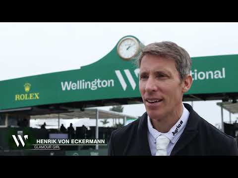 Henrik Von Eckermann & Glamour Girl Win Adequan® WEF Challenge Cup Round 3