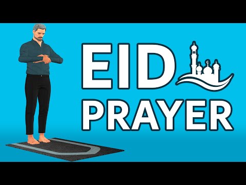 How to pray Eid prayer (beginners) - Salat al Eid - with Subtitle