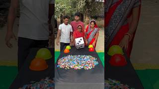 Best Ludo flip and toffee collect family challenge #shorts #game