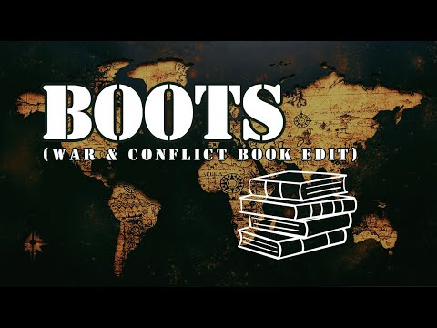 War and conflict books 📚 (Boots poem edit)