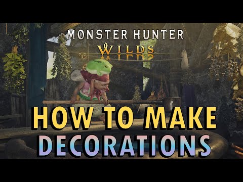 Monster Hunter Wilds - How to Make Decorations | Jewels Guide (With Commentary)