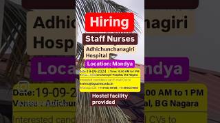 Staff Nurses #hiring #job #jobs #jobseekers #jobsearch #jobopening #jobalert #jobvacancy #jobalerts