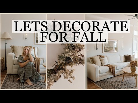 DECORATING MY HOME FOR FALL 2024 (LIVING ROOM MAKEOVER) EASY DIYS AND COZY VIBES